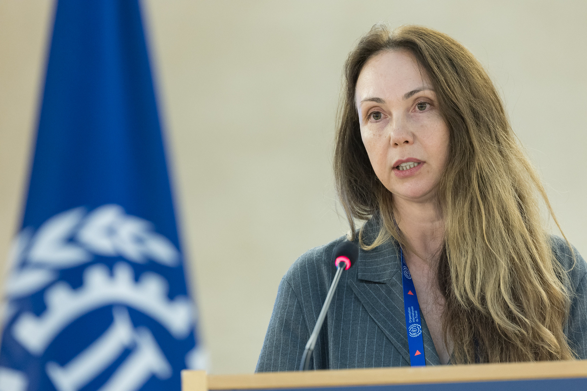 GCTU representative highlighted the need to combat economic inequality during her speech at the International Labour Conference 