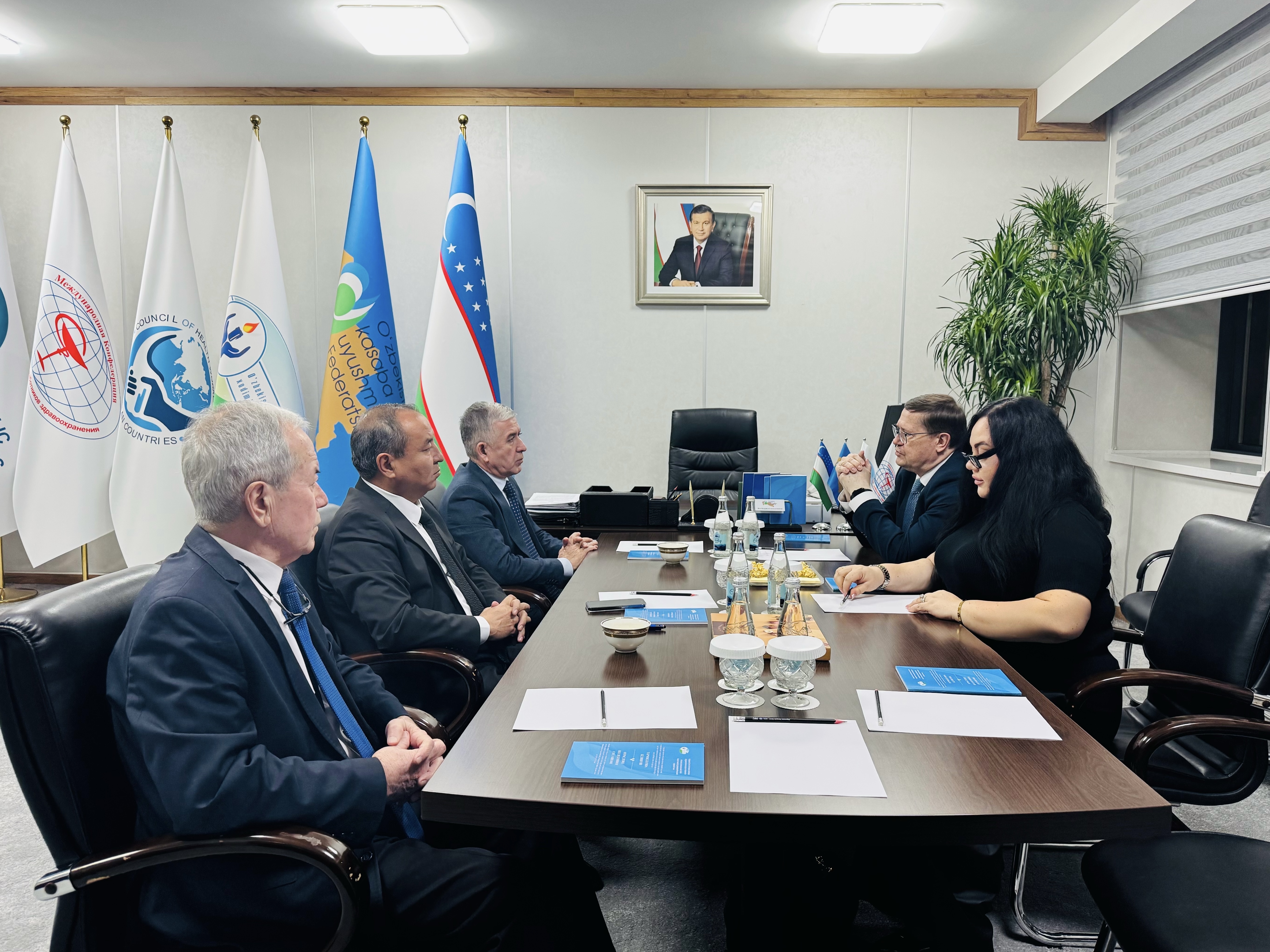 Supporting Mechanisms for Healthcare Workers at the International and National Levels Discussed in Uzbekistan